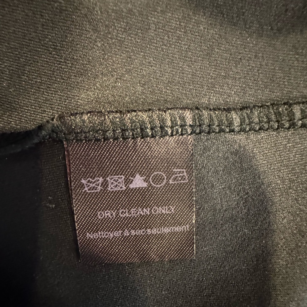 Black Faux Suede Leggings - Picture 3 of 5